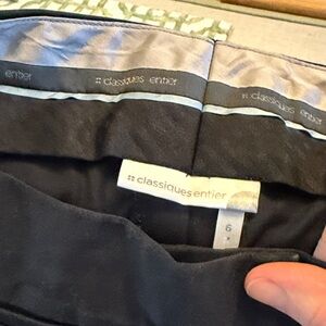 Classiques Entier Black Skirt with Subtle Gray Trim